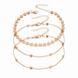 Bohemian 3-Set Anklets For Women