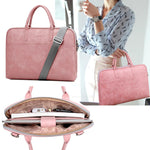 Laptop bag with pink colour