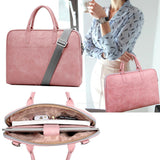 Laptop bag with pink colour